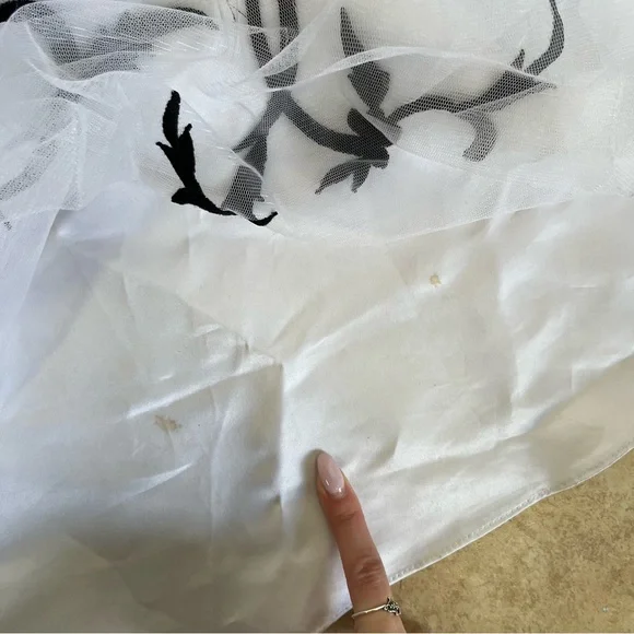 Disney Enchanted Strapless Embroidered Gown 8 | Formal Glam Ballgown Dress - Picture 14 of 14